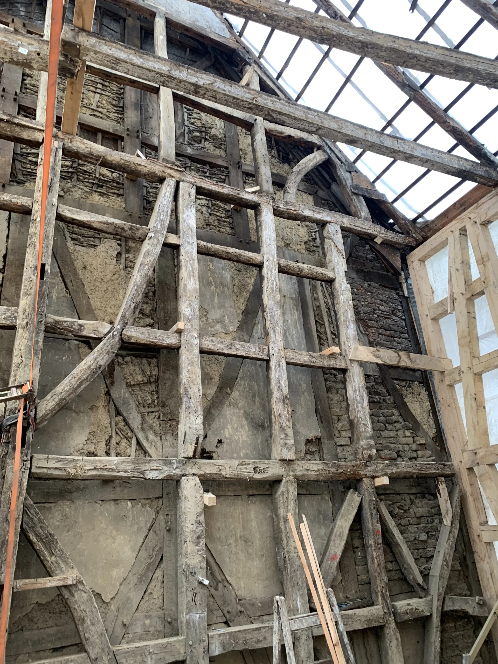 Fachwerksanierung historisches Gebäude in Remscheid Lennep vor der Sanierung